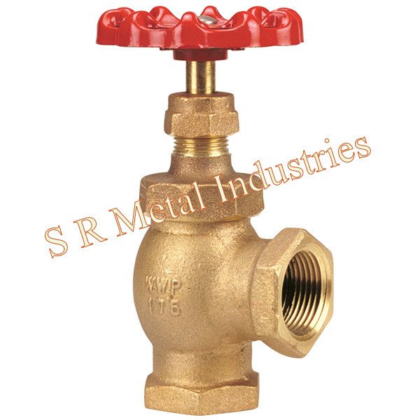 brass Angle Type Globe Valve, For Industrial