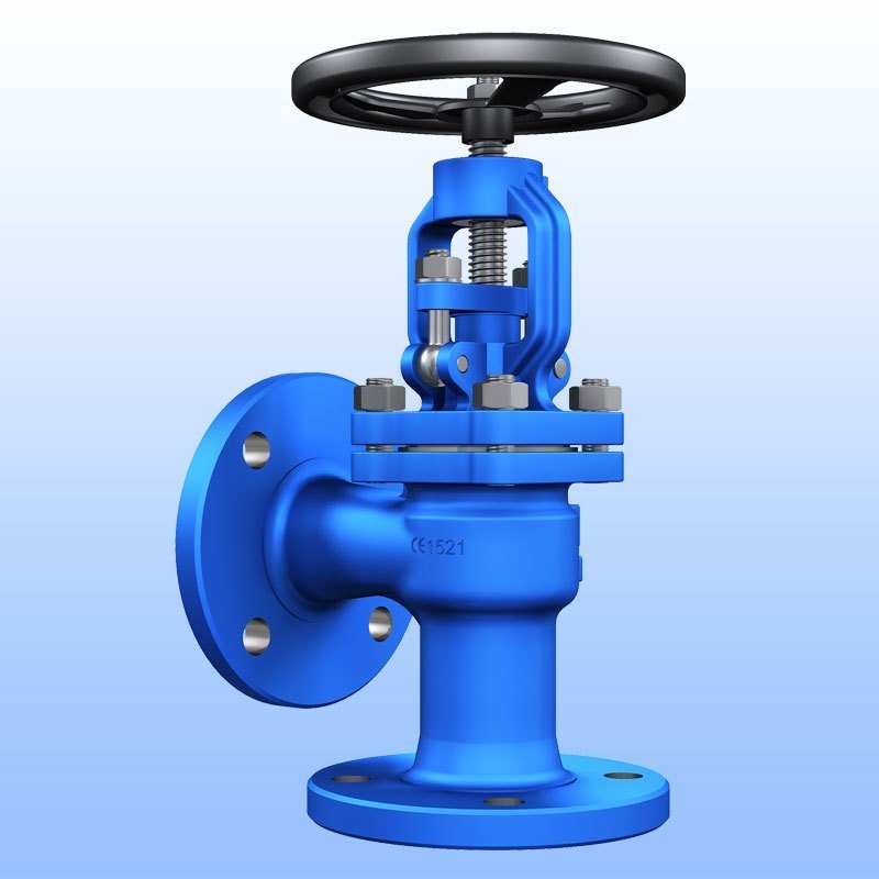 1 Angle Type Globe Valve, For Steam