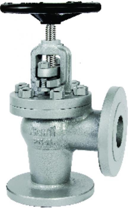 CI Cast Iron Angle Globe Valve