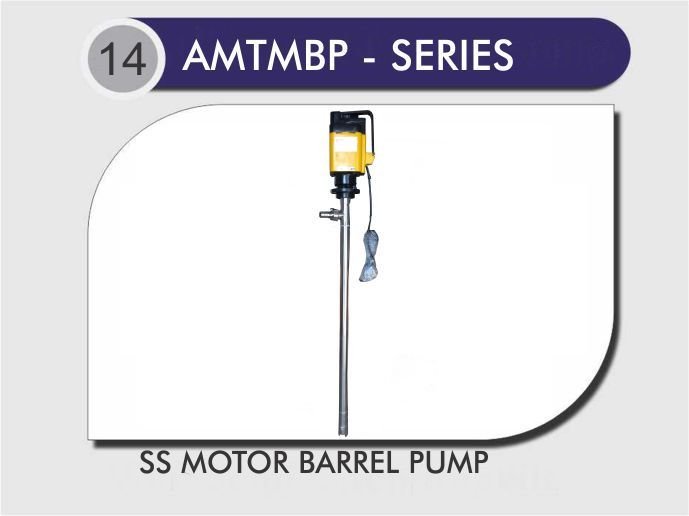 Motor Driven SS Barrel Pump