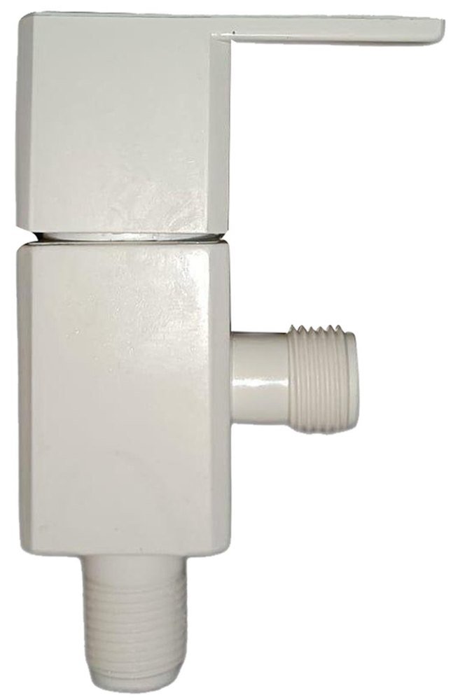 Sug Cream Square Prayag PTMT Angle Valve Quadra, For Bathroom Fitting, Size: 8 Inch