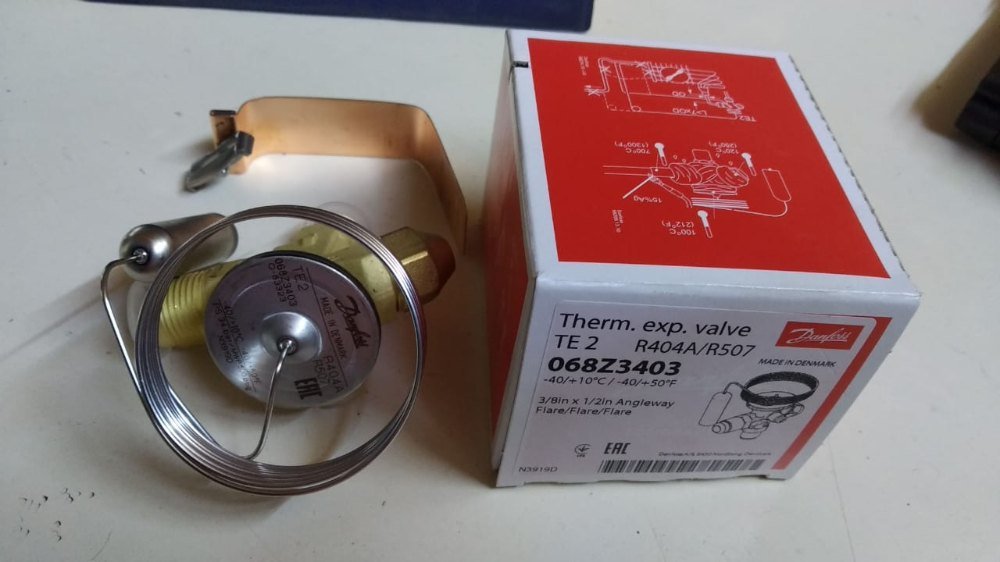 Danfoss Brass Expansion Valve, For Refrigeration, Model Name/Number: 068Z3403