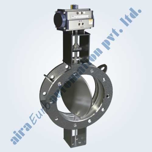 Pneumatic Double Flange Fabricated Damper Valve, Size: 8 To 80