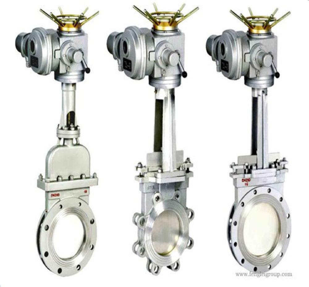 Cast Steel SS 304 SS 316 Electric Knife Gate Valve, For Industrial