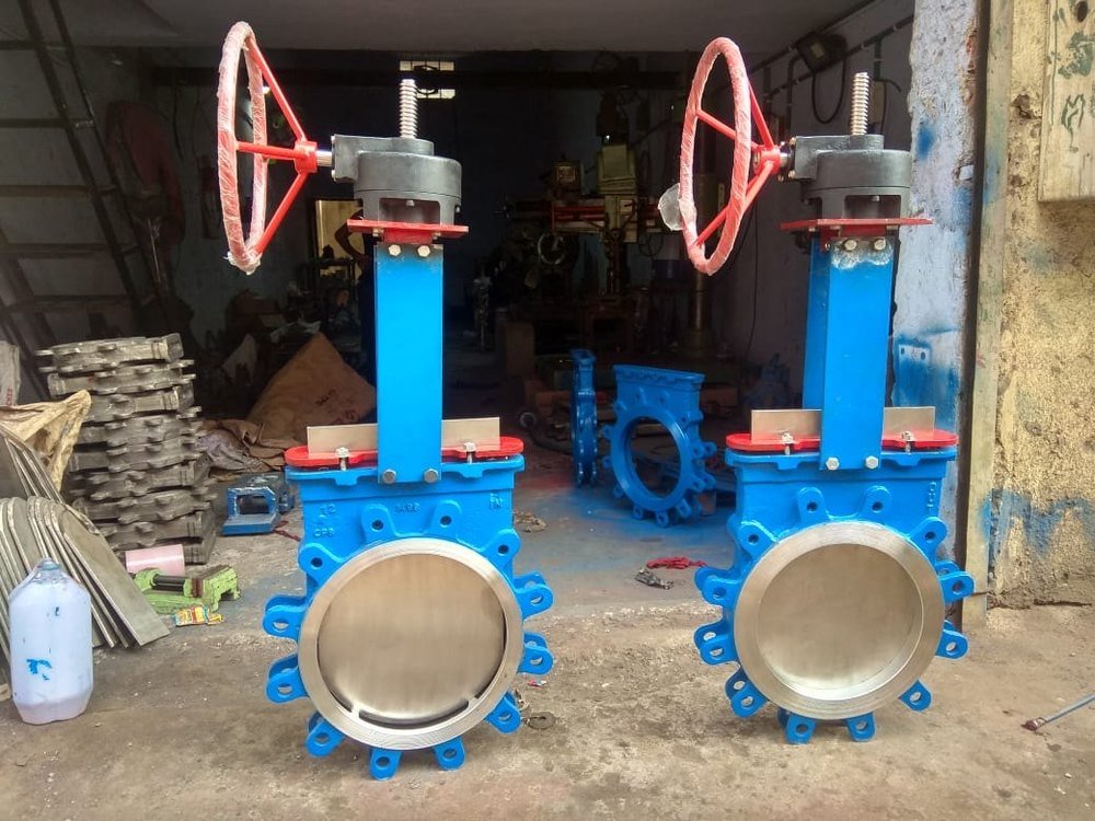 Knife Edge Gate Valve With Gear Operated, Size: 2 Inch