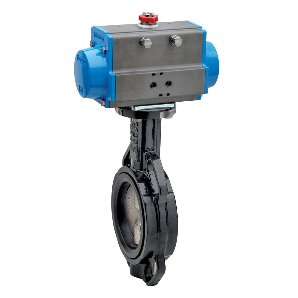 Butterfly Valves With Pneumatic Rotary Actuator