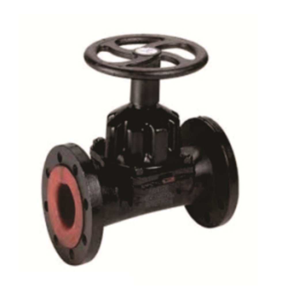 Medium Pressure Mild Steel Diaphragm Valve For Industrial, Size: 50 mm