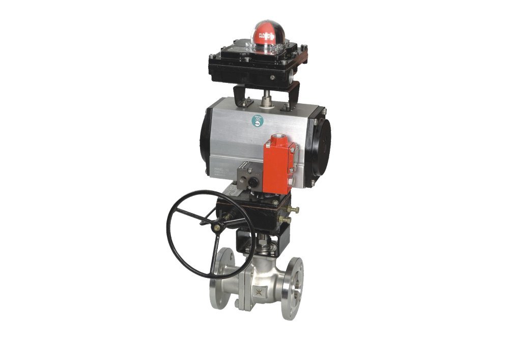 Gas Rotex Ball Valve with Pneumatic Actuator, Model Name/Number: F62, Size: 1-12