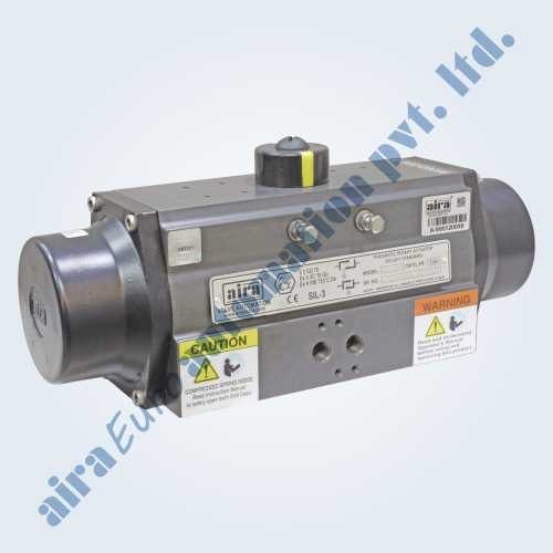 Aira Pneumatic Rotary Rack & Pinion Actuator Single Acting, Model: ARA-DD-S