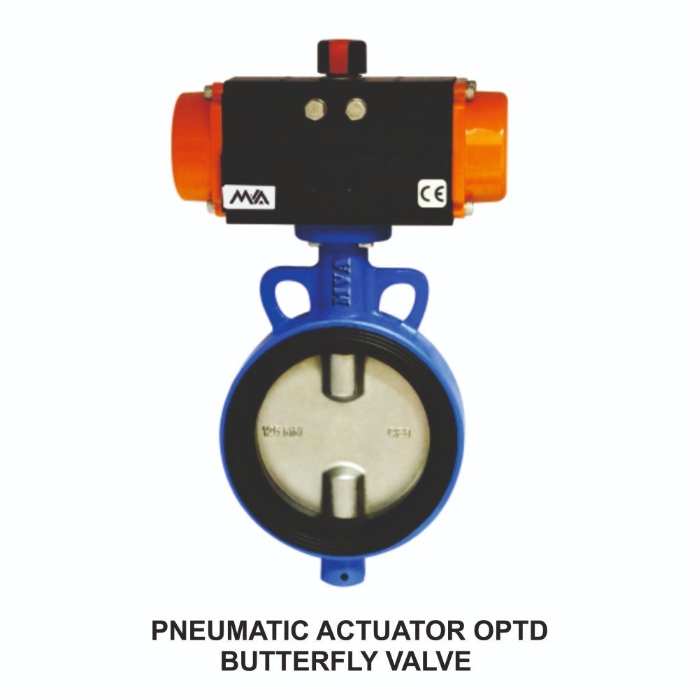 Pneumatic Actuator Operated Butterfly Valve