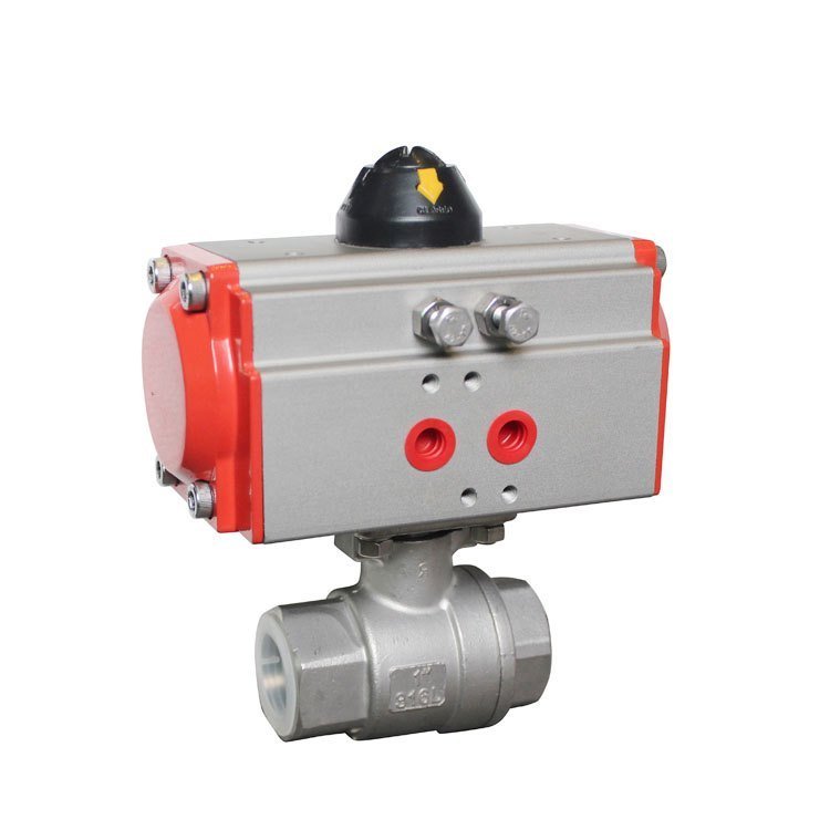 SS 16 Bar Pneumatic Ball Valve, Size: 15 Mm To 80 Mm