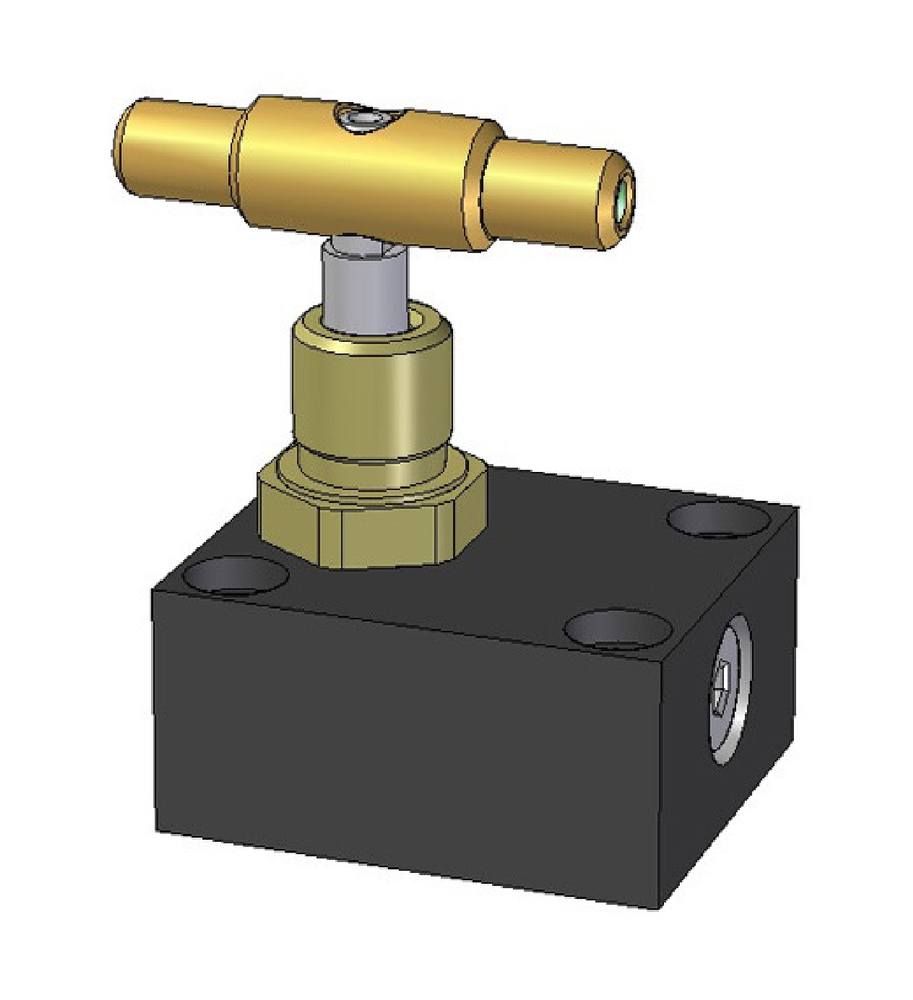 Hyloc Sub Plate Mounting Shut Off Valve, For Water