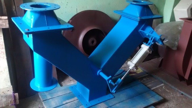 ms/ss Ac Diverter Flap Gate, For Industrial, Bucket Elevator