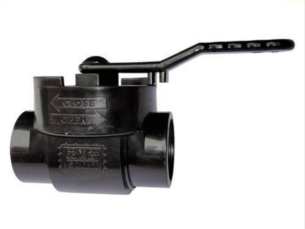 Plastic Drip Irrigation Ball Valve, Size: 15mm To 100mm