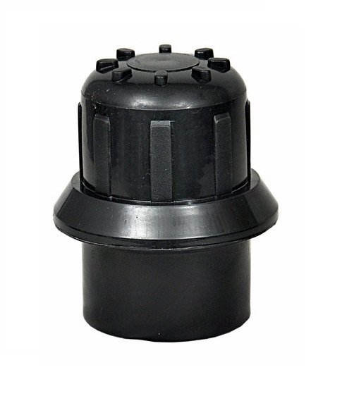 Black Flush Valve For Drip Irrigation, Plain, Size: 50 X 63