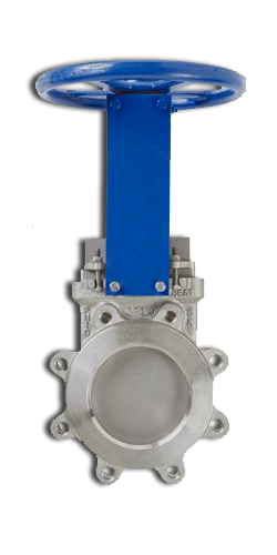 Blue & Silver Knife Gate Valve, Size: 2 To 24