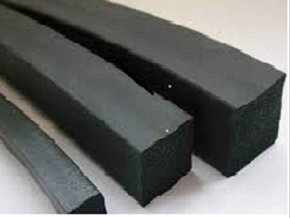 Black Sponge Rubber Beedings - 20 mm x 30mm and 25 mm x 25 mm, For Industrial