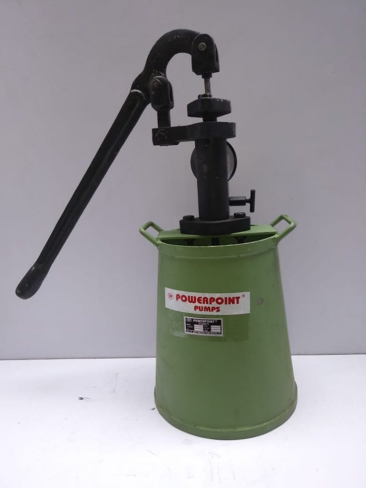 PowerPoint Hand Driven 1000 kg Manual Hydraulic Testing Pump, Model Name/Number: HT-1000