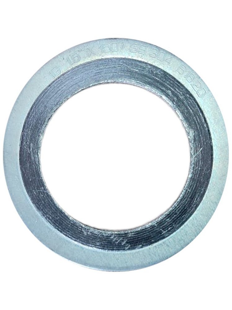 Silver Stainless Steel Spiral Wound Gasket, For Industrial, Round