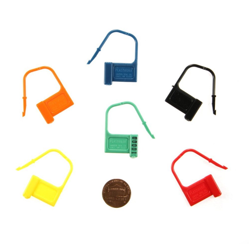 Multicolor PVC Padlock Seals, For Container Lock, Size: 1-5 inch