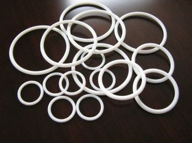 White PTFE O-Rings, Round And Square, Size: 10mm To 400mm