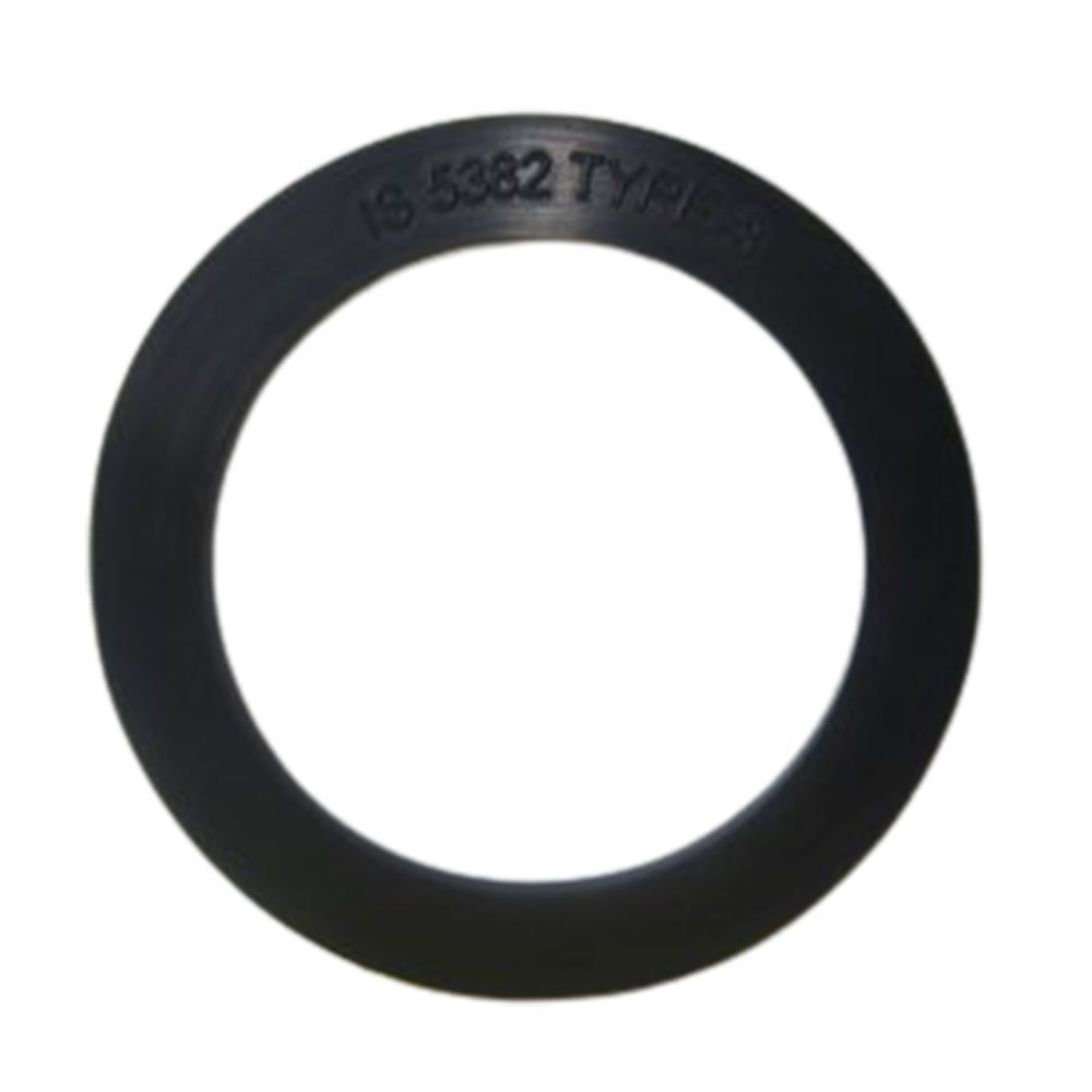 White And Black PTFE O Ring Seal, For Gas