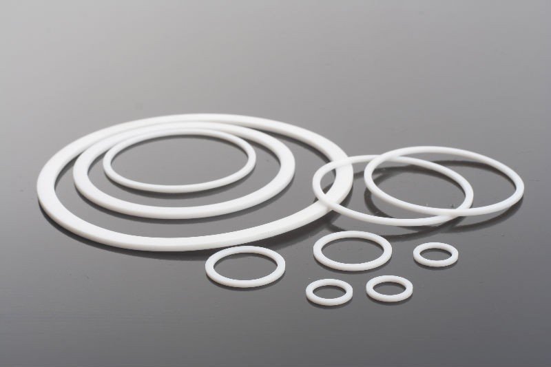 2 - 30 mm White PTFE Back Up Rings, Circular