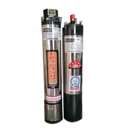 Single Phase Single-stage Pump Prakash Gold Electric Water Submersible Pump., For Domestic, 1.0 HP