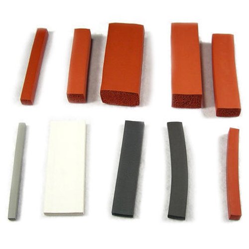 Silicone Rubber Sponge Strips, Size: 3mm - 100mm