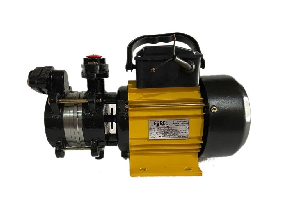 Forel Pumps 40 m 0.5 HP Self Priming Monoset Pump, Size: 25*25 mm