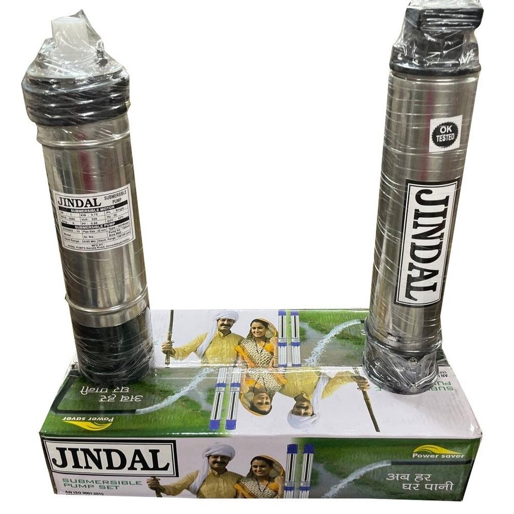 10 Stage 1HP Water Filled Jindal Submersible Pump