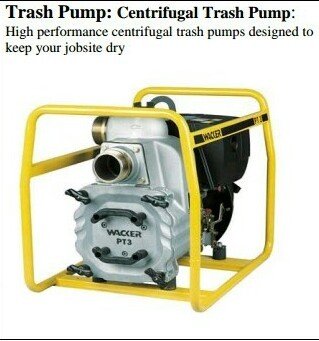 D con Wacker Neuson Trash Pump