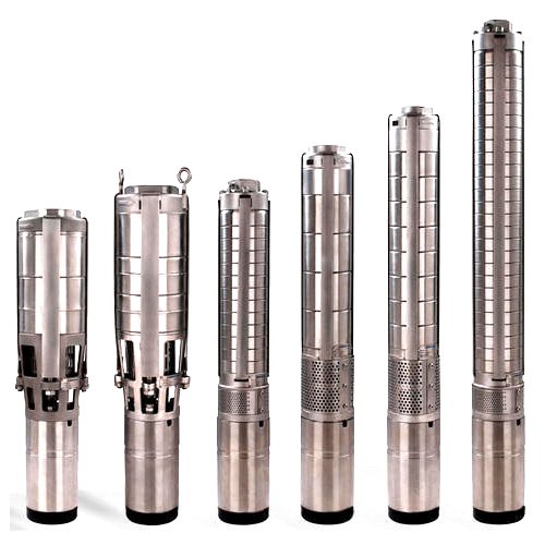 15 To 50 M Stainless Steel Submersible Water Pump, Polished