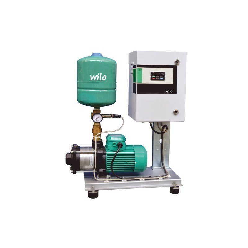 Wilo Upto 450 Lpm VMHIL / VMHI Multistage Pressure Booster System With VFD (SS Impeller), For Commercial