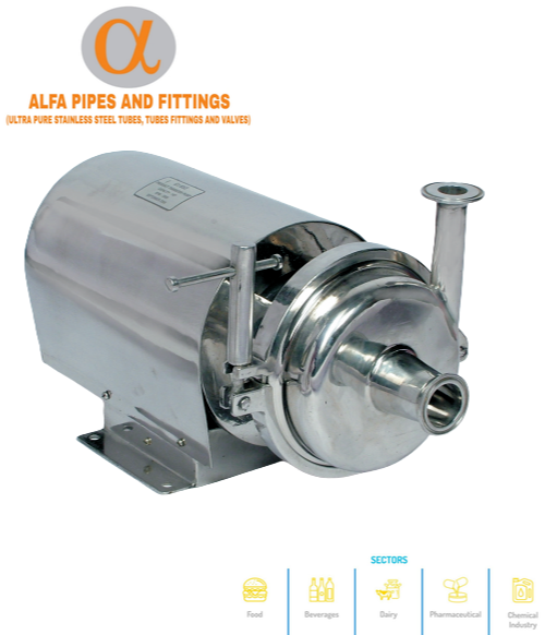 ALFA 1 HP TO 4 HP Stainless Steel Sanitary Pump