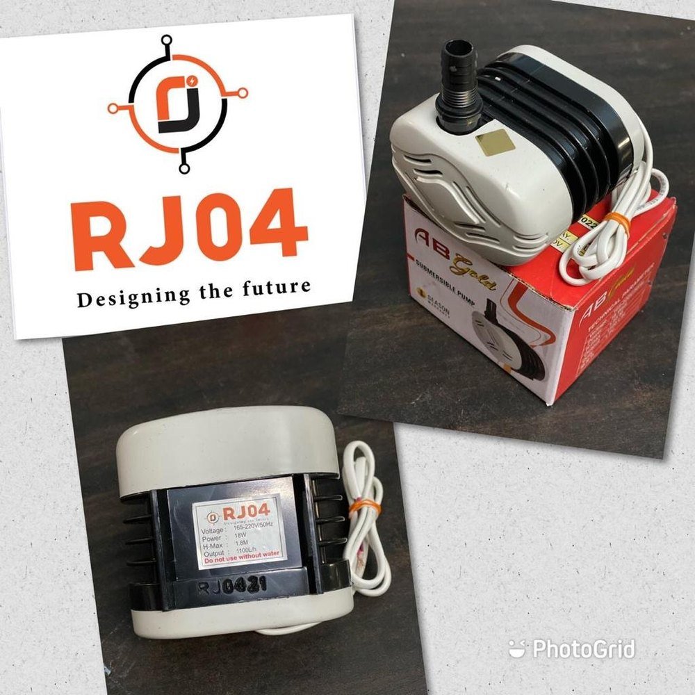 AB Gold Electric 18 Watt Cooler Pump, Model Name/Number: RJ04