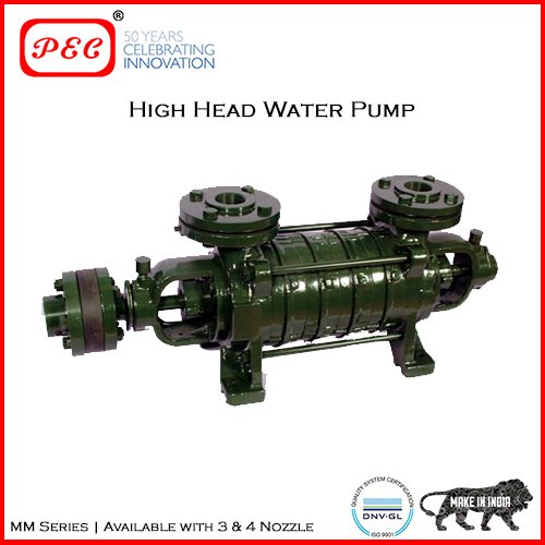 PEC PUMPS High Head Self Priming Water Pump, 12 months, Industrial