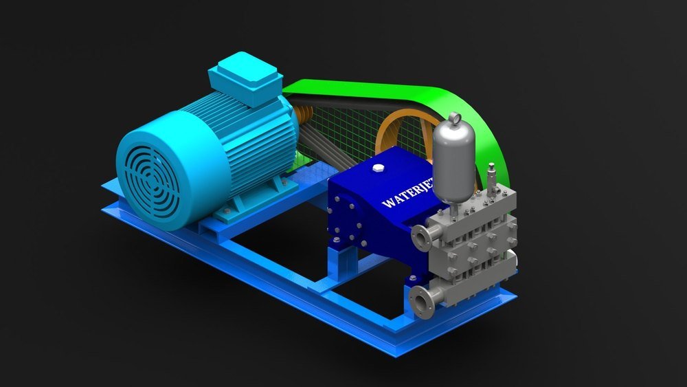 100 Bar Triplex Plunger Pump, Max Flow Rate: 100M3/HR, Model Name/Number: Wj 45 - 200