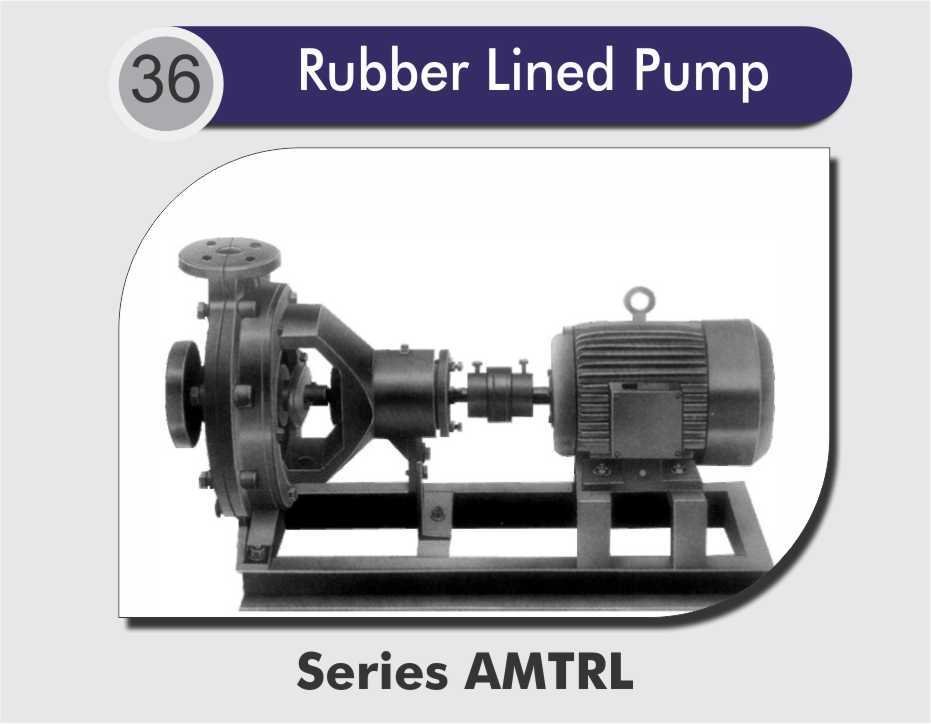 Cast Iron 2 HP Rubber Lined Centrifugal Pump