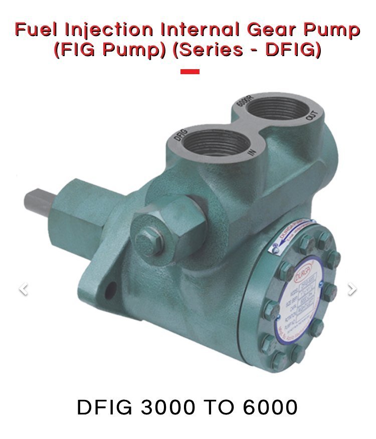 Durga Pumps 1 Fig Fuel Injection Internal Gear Pump, AC Powered, 3 HP