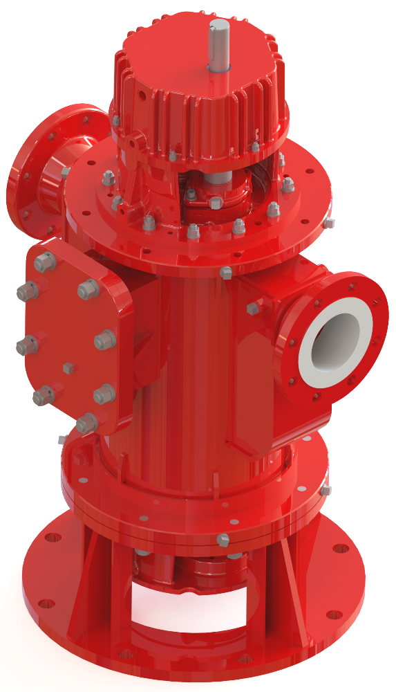 Cast Iron Vertical and External Bearing RV Series Twin Screw Pump