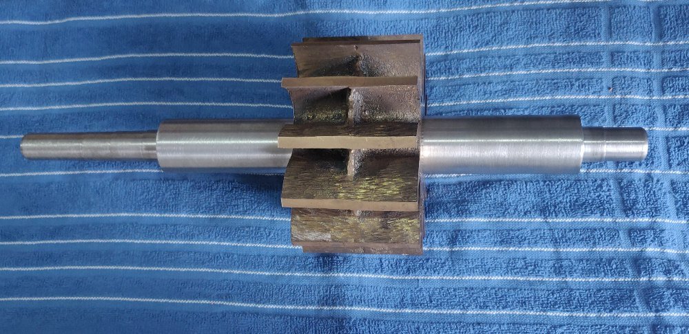 Water Ring Vacuum Pump Shaft With Impeller