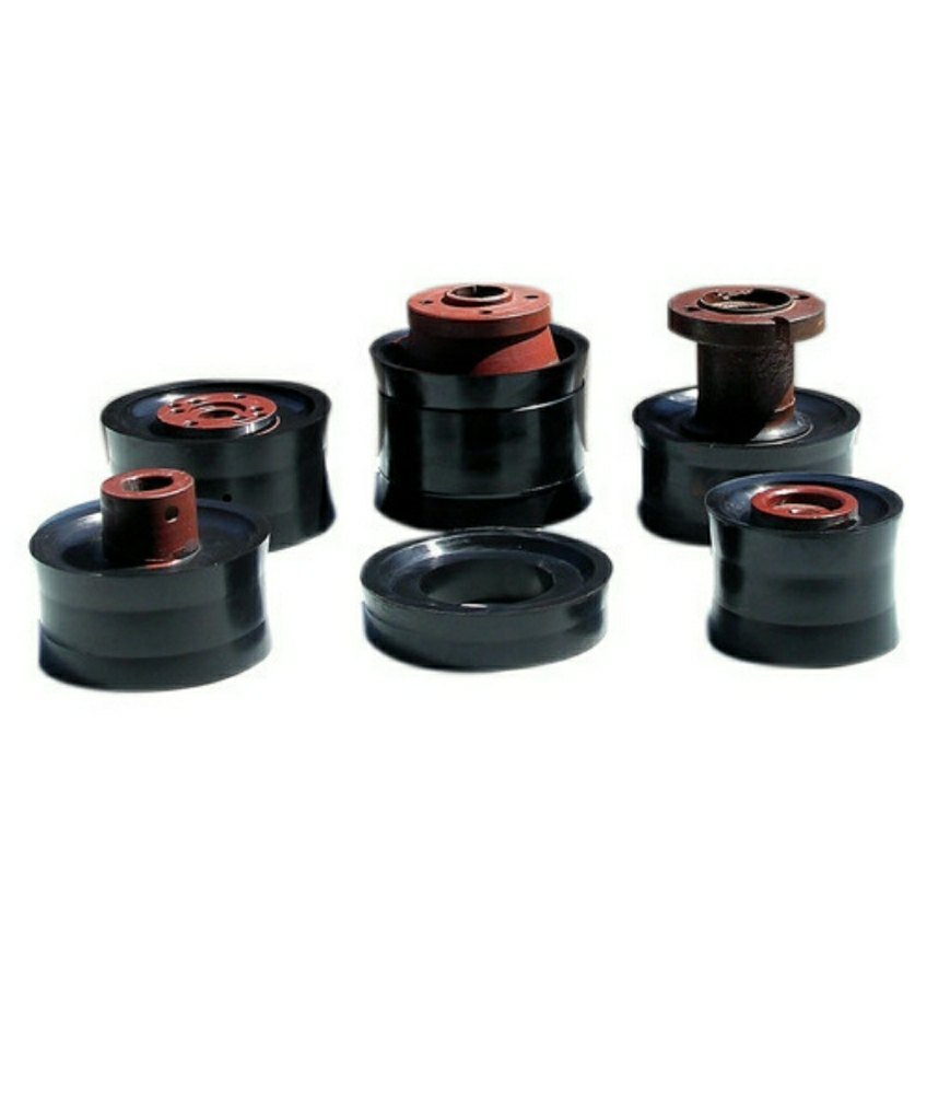 Rubber piston for concrete pump