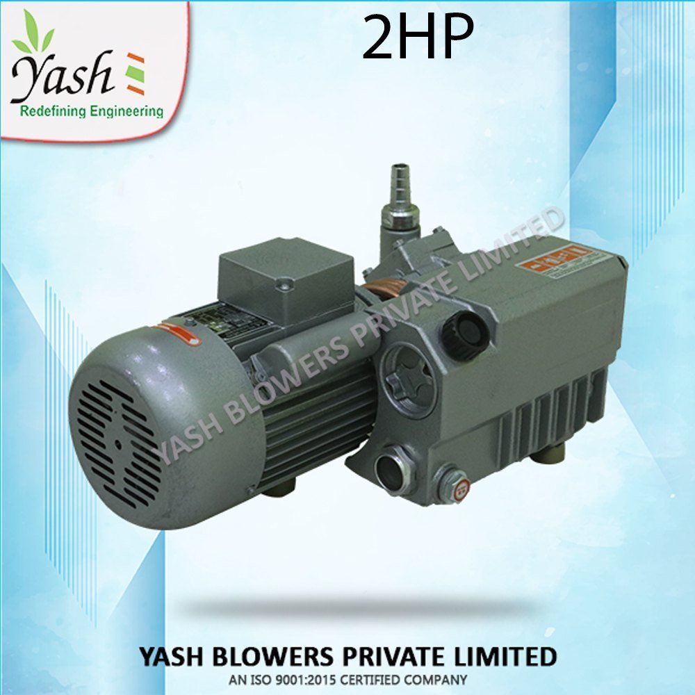 Yash Blowers Rotary Vane Vacuum Pump, Model Name/Number: YE/530, 2 HP