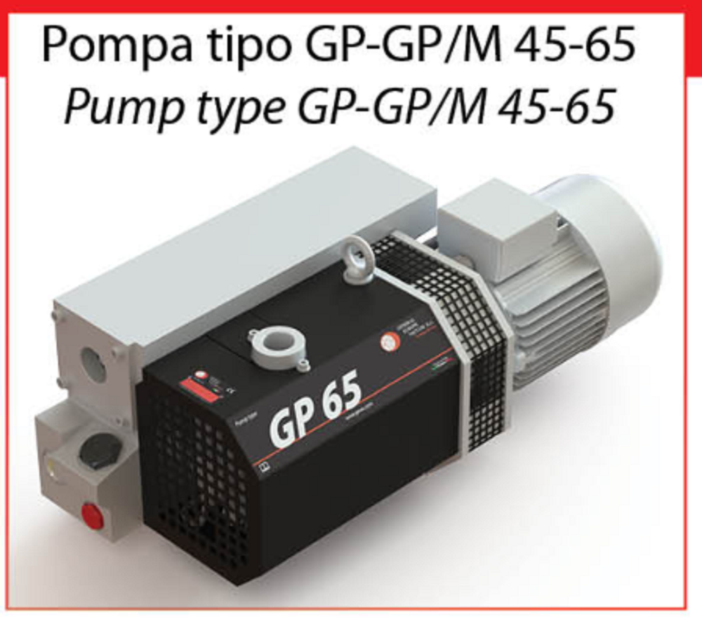 Single stage 3~ Oil Lubricated Vacuum Pumps - GEV - GPM - 45, For Industrial, 1.1 Kw