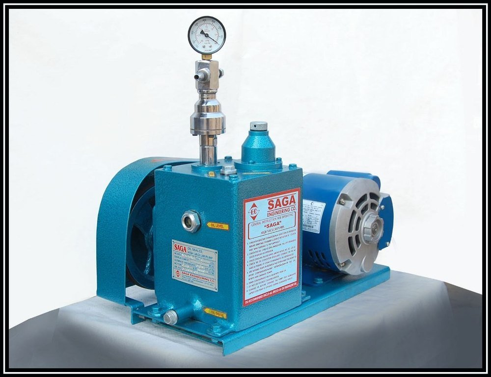 SAGA Belt Drive Rotary Vane Pumps Vacuum Pump For Laboratory Application, For Industrial, Model Name/Number: So 50 To 150 Lpm