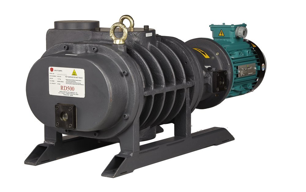 Direct Drive Rotary Vane Pumps Vacuum Booster Pump, Oil Tank Capacity: 150 M3/Hr, for Auto Ancillary Industry