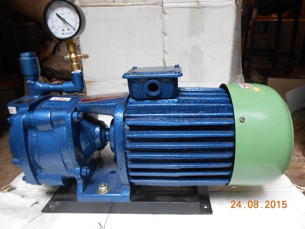 Single Stage Mono-Block Water Ring Vacuum Pump For Vacuum Filtration, For Industrial, 1 Hp