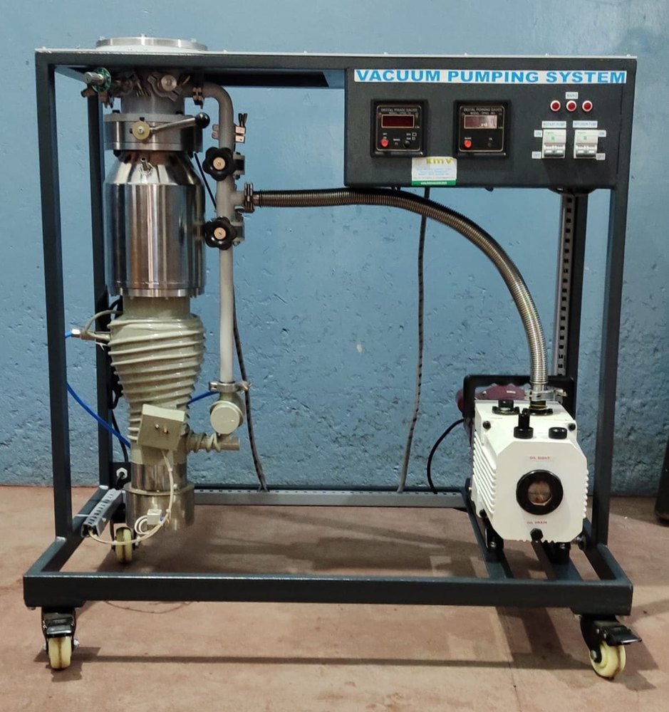 KMV Double Stage 4 1/2 Vacuum Pumping System, Model Name/Number: Hvps, 230 V Ac