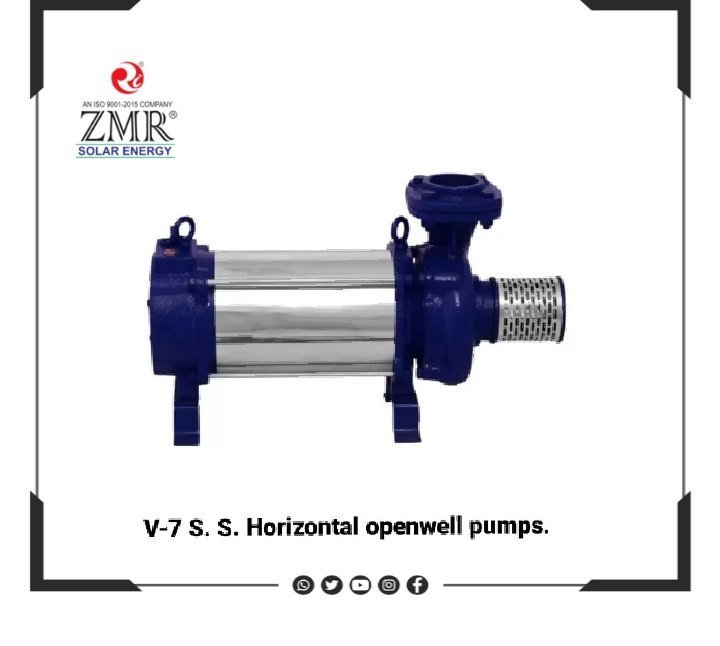 ZMR 5 HP V-7 SS & CI HORIZONTAL OPENWELL PUMP